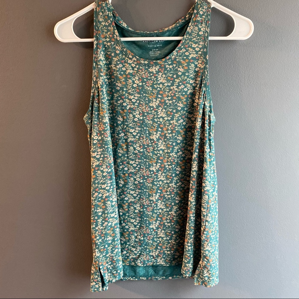 American Eagle Floral Tank